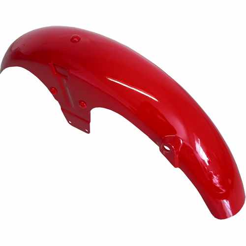 Front Mudguard Red Plastic Fits Honda CG 125 M (E/Start) 2001-2003