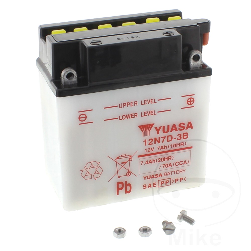 Battery Motorcycle 12N7D-3B Yuasa For Yamaha 707.00.06 Battery Motorcycle 12N7D-3B Yuasa For Yamaha 707.00.06