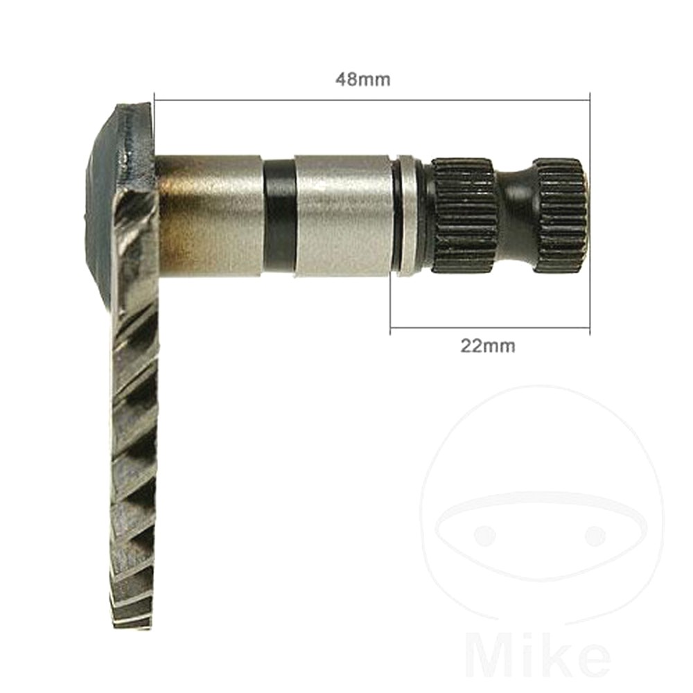 Kickstart Shaft 48 MM / 22 MM 101 Octane For Kymco 756.01.93 Kickstart Shaft 48 MM / 22 MM 101 Octane For Kymco 756.01.93
