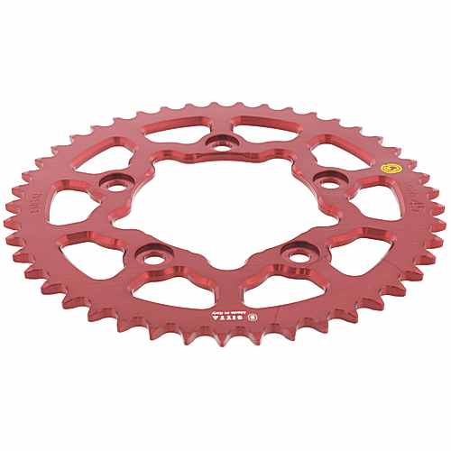 Rear Sprocket aluminium 45 Tooth Pitch 520 Red Esjot ID 100 Spacing 124 For Ducati 758.11.89 Rear Sprocket aluminium 45 Tooth Pitch 520 Red Esjot ID 100 Spacing 124 For Ducati 758.11.89