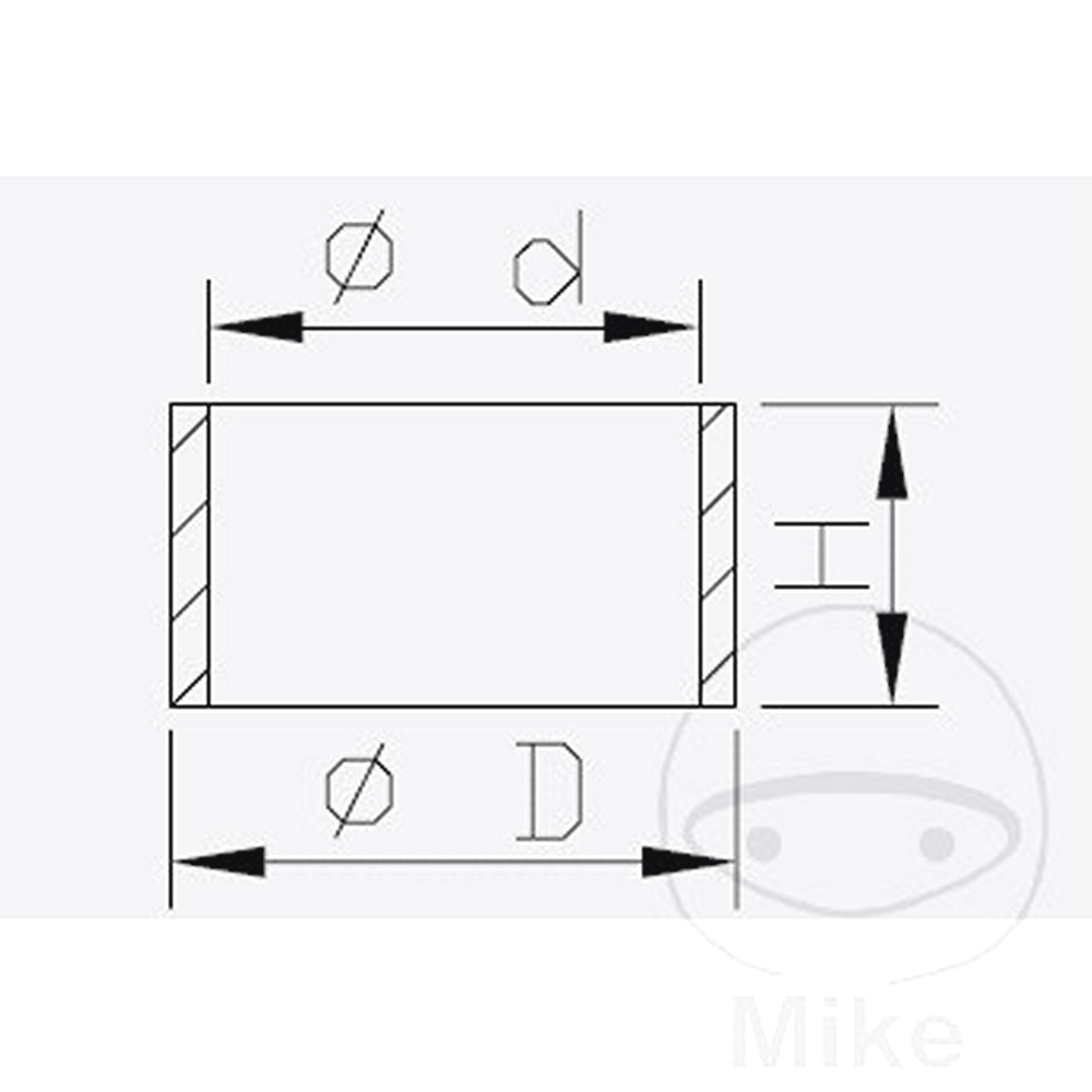 Stop For Shock 14 X 16 X 15 Original Kayaba (Kyb) For Yamaha 773.05.82 Stop For Shock 14 X 16 X 15 Original Kayaba (Kyb) For Yamaha 773.05.82