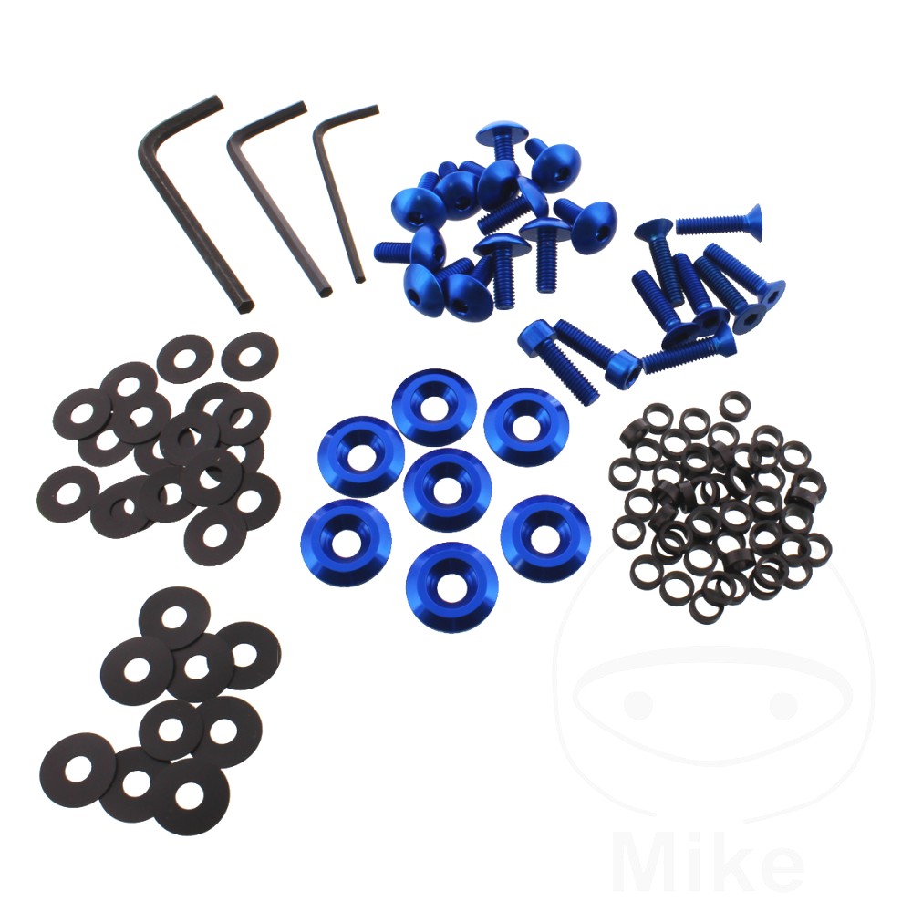 Honda CBR 1100 XX Super Blackbird 2000 JMP Pro Bolt Black Alu Fairing Bolt Kit