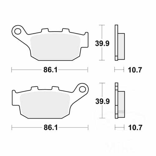 best brake pads for triumph bonneville