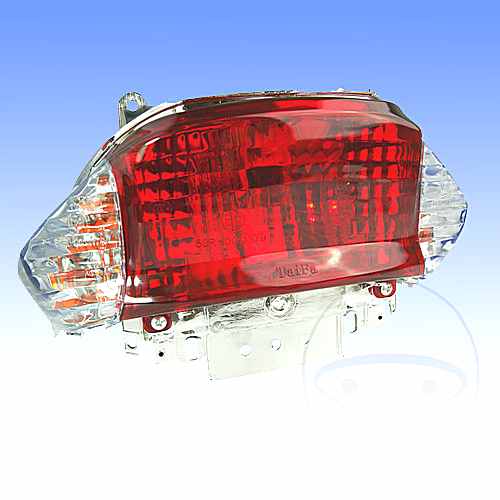 Tail Light Complete With Bulbs White Indicator For Zongshen 705.77.63 Tail Light Complete With Bulbs White Indicator For Zongshen 705.77.63