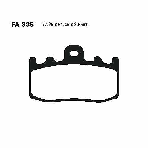 Sintered For BMW K 1200 S Front R/H Goldfren S33 2004-2008 Quality Brake Pad